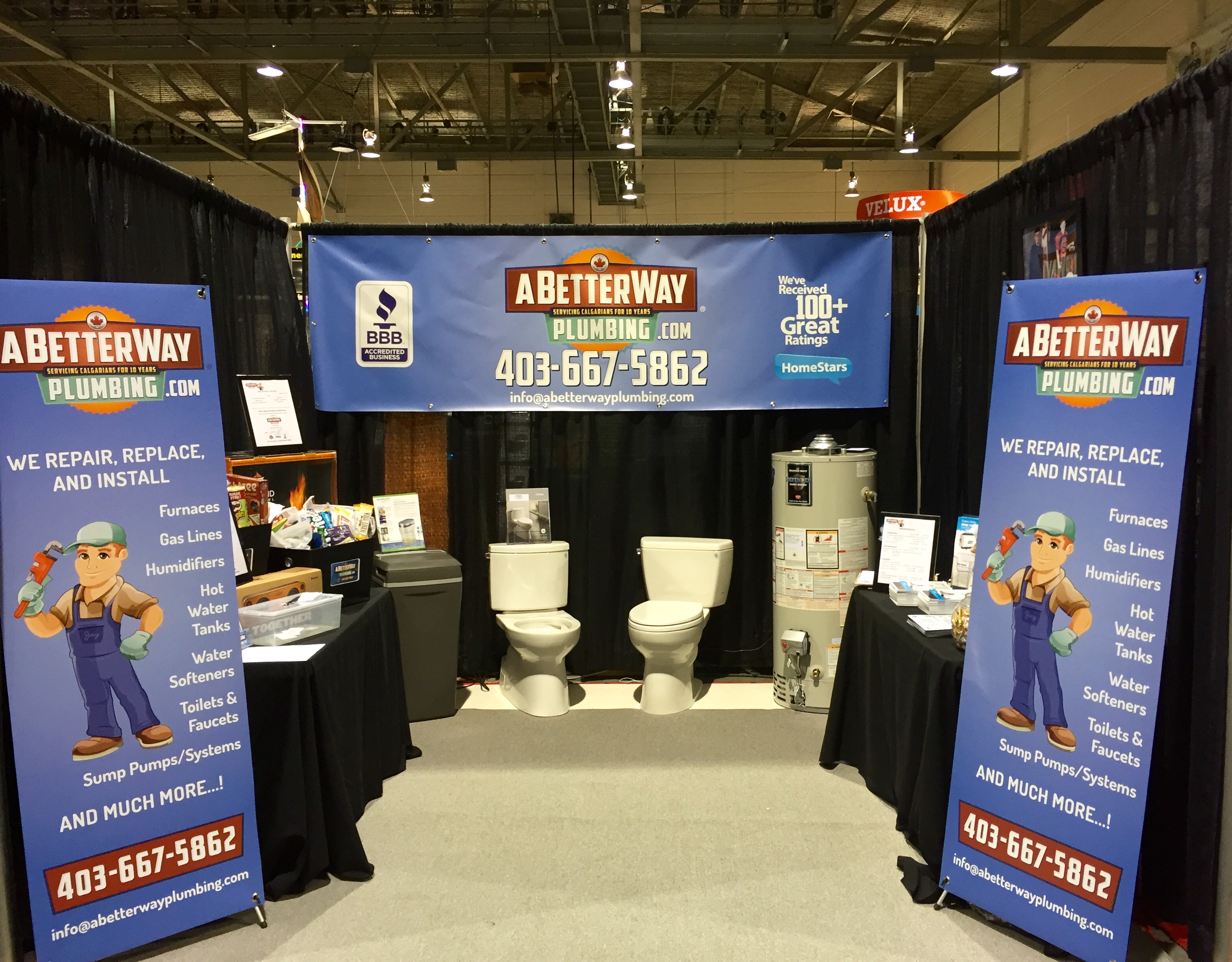 Home Show Success! A Better Way Plumbing